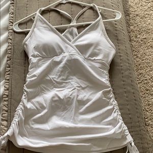 Lululemon white padded cami
